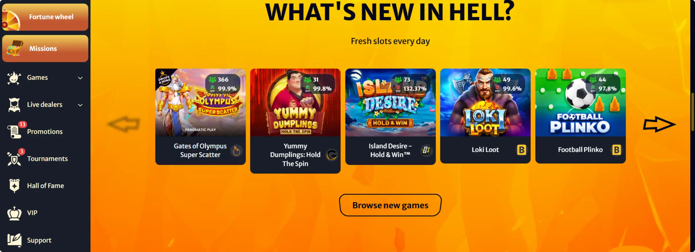 HellSpin Gorące Automaty Kasynowe